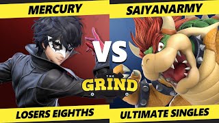 The Grind 127 Online Losers Top 8 - Mercury (Joker) Vs. SaiyanArmy (Bowser) Smash Ultimate - SSBU