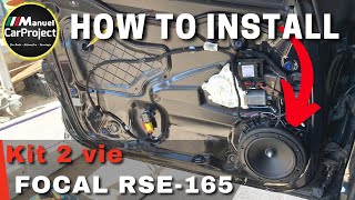 Audi A3 | Installazione Altoparlanti Low Budget kit 2 Vie FOCAL RSE-165 🔊