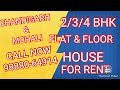 NEWLY BUILT HOUSE 2/3BHK AVAILABLE FOR RENT IN MOHALI