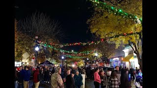 Watch Modesto's Tenth Street Plaza come aglow for the holidays