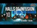 +10 Halls of Infusion | Restoration Shaman POV M+ Dragonflight Season 4 Mythic Plus 10.2.6