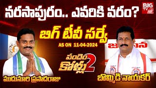 BIG TV Survey On Narsapuram Constituency | Mudunuri Prasad Raju Vs Bommidi Nayakar | AP Elections