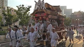 2018.7.25  大阪天満宮  天神祭  天満市場地車講  陸渡御