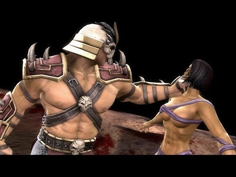 Mortal Kombat Komplete New Fatality + All Boss Fatalities on Mileena