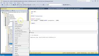 Using COMMIT ROLLBACK in SQL