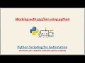 Working with csv files using python3 | How to read csv files using python ?