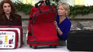 Biaggi Zip Sak Foldable Luggage by Lori Greiner on QVC