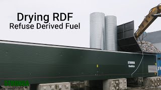 Drying RDF at a British Waste Management Facility