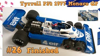 【車のプラモデル】タミヤ 1/20 タイレル P34 1977 モナコGP TAMIYA Tyrrell P34 Monaco GP #26