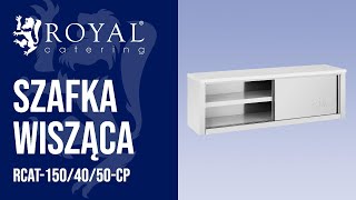 Szafka wisząca Royal Catering RCAT-150/40/50-CP | Prezentacja produktu 10012559