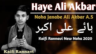 HAYE ALI AKBAR (ASWS)|Kaifi Rannavi|2020/1442|6th Muharram 2020|New Noha Janabe Ali Akbar