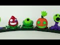 esculpiendo a plantas plants vs. zombies de plastilina 12 pvz 2