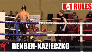 1/2 Finału MP K-1 (-67kg): Michał Benben vs Wojciech Kazieczko