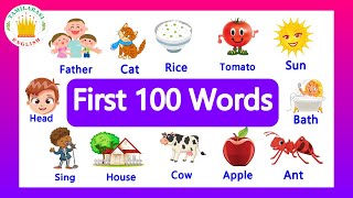 My First 100 Words in English for Kids and Children|Tamilarasi English VocabularyLearning