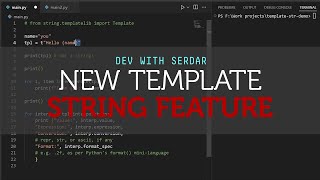 Python 3.14's new template string feature