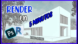 Como hacer RENDERS fácil y rápido    |    REVIT +  PHOTOSHOP   2022