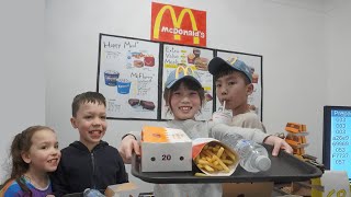 We OPENED our McDonald’s at home !