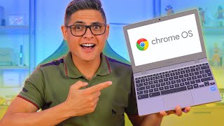 Samsung Chromebook 4 - Um NOTEBOOK com ANDROID! Será que presta? Unboxing e Impressões