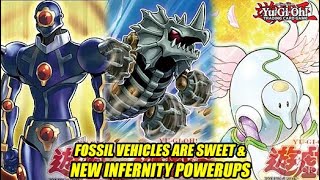 Fossil Vehicles Are Sweet \u0026 Infernity Powerups - Yu-Gi-Oh Premium Pack 21 News