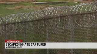 Escaped inmate found in Greenville