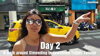 Taiwan: Exploring Ximending shopping area in downtown Taipei