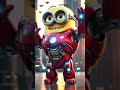 giant minions take over the superhero world incredible fusions