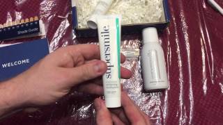 Super smile tooth whitening system Unboxing and review