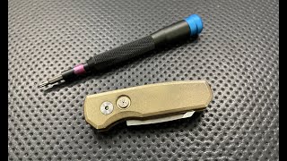 How to disassemble and maintain the ProTech Runt 5 Pocketknife