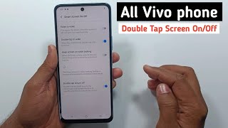 Vivo Y19s Double Tap On/Off Settings ! All Vivo Phone Double tap Option !2025