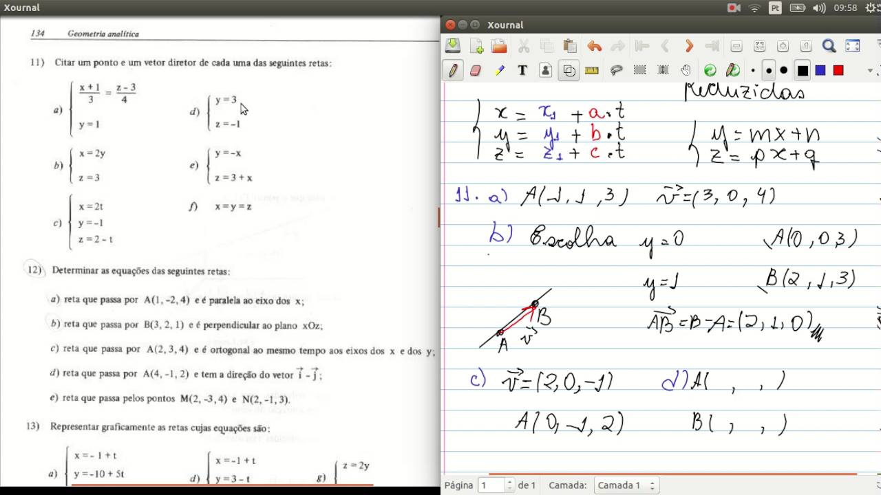 [Steinbruch - Geometria Analítica] Cap 4 - Ex 11 - YouTube