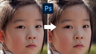 【人像修圖技巧】簡單製作雙眼皮的兩種方法  in Photoshop