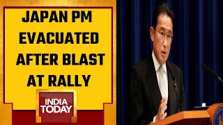 Japan PM Kishida Attacked With Smoke Bomb Amid Wakayama Speech, Evacuated Safely