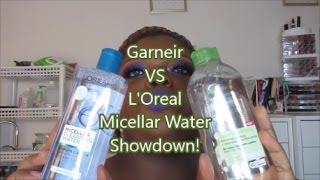 New Micellar Waters! L'Oreal Vs Garneir Removal Test!