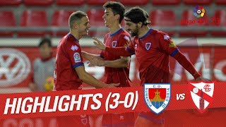 Resumen de CD Numancia vs Sevilla Atlético (3-0)
