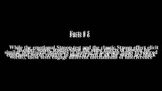 Emotional Stroop test Top # 8 Facts
