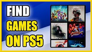 How to Find Missing & Deleted Games on PS5 Game Library (Fast Tutorial)
