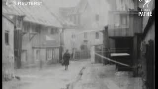 GERMANY: Snow scenes in Munich (1927)