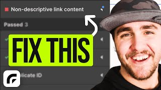 How to fix non-descriptive link text in Webflow in under 2 minutes