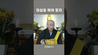 의심을 해야 제대로 믿을 수 있습니다