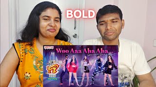 Woo Aa Aha Aha Lyrical Song Reaction | F3 Songs | Venkatesh, Varun Tej | Anil Ravipudi | DSP |  Raju