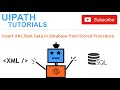 Insert XML Bulk Data in Database from Stored Procedure