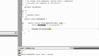 Java Tutorial 4.1: Arrays Java Jdk 7