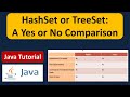 HashSet or TreeSet: A Yes or No Comparison | Java Collection Framework