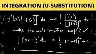 THEY WON'T TEACH YOU THIS SECRET TRICK| How To Integrate Using U-Substitution #integration #calculus