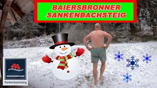 Baiersbronner Sankenbachsteig bei Freudenstadt im Winter (sooo viele Hütten 🏠)  ☃❄🌲