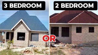 Cost of Building 3Bedroom Vs 2Bedroom Bungalow, Quantity of Materials, Price of materials & Labour