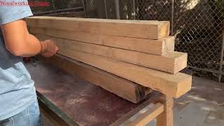 Quickly Build A Small House From Old Pallet Wood || Old Pallet Wood Processing Project