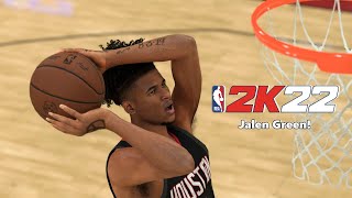 Jalen Green - Houston Rockets -  NBA Player Spotlight | Highlights | Gameplay Mixtape 1 - NBA 2K22
