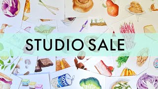 Studio sale and looking through work from 2013-now