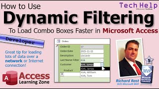 How to Use Dynamic Filtering to Load Combo Boxes Faster in Microsoft Access